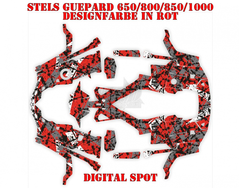Digital Spot Rot für Stels Guepard 650/800/850/1000